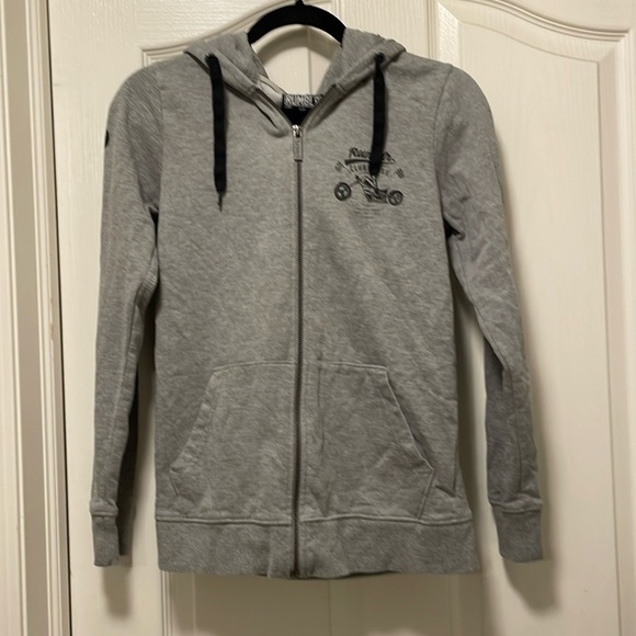 Rumblr Streetwear Small Zip Up Grey Hoodie - Picture 1 of 7